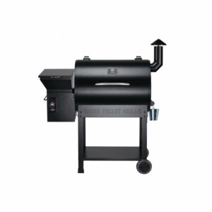 Z Grills 7002B wood pellet smoker grill rack front view