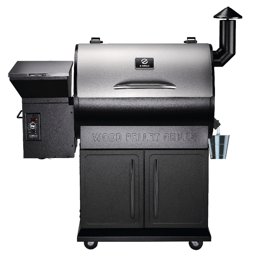 Front view of the Z Grills 700E-XL Pellet Smoker
