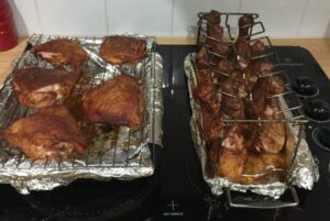 Grilled Chicken pellet smoker - Z Grills Australia