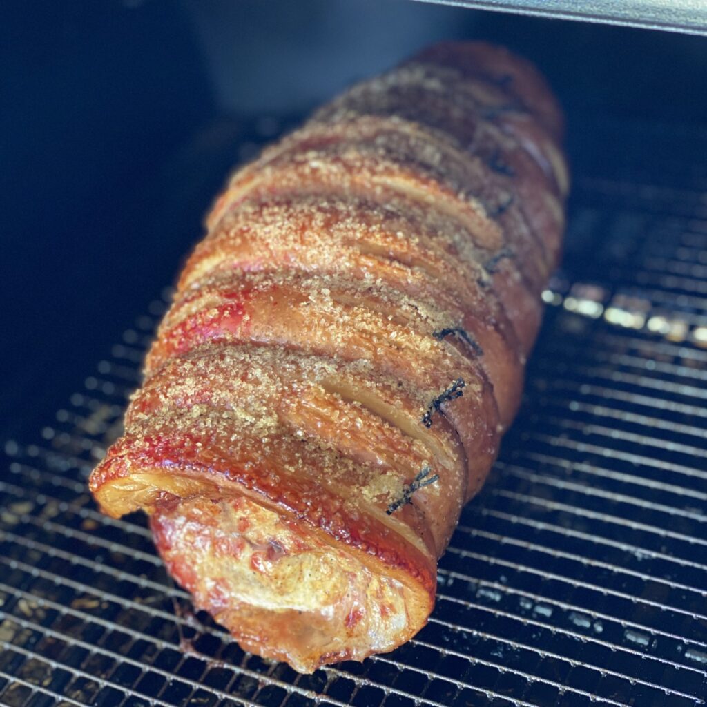 Roast Pork with Amazing Crackling pellet smoker - Z Grills Australia